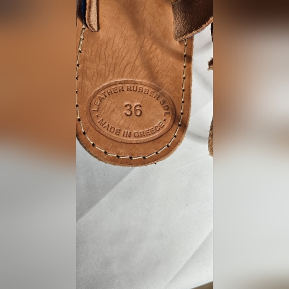 Bohemian gladiator sandals with embellishments, Similar to Penny Lane Style - Picture 8 of 11